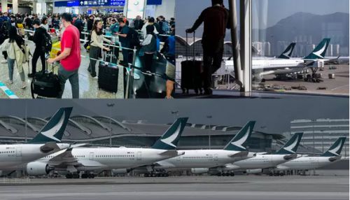 ஹாங்காங்கை தாக்கிய புயல்; 400 விமானங்கள் ரத்து