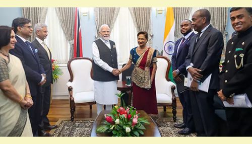 இந்தியா - டிரினிடாட் அண்டு டுபாகோ இடையே 6 புரிந்துணர்வு ஒப்பந்தங்கள்