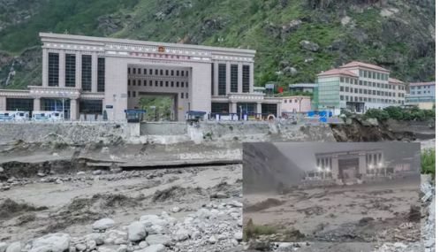 நேபாளம் - சீனா எல்லையில் கனமழை, வெள்ளம்; 9 பேர் மரணம்