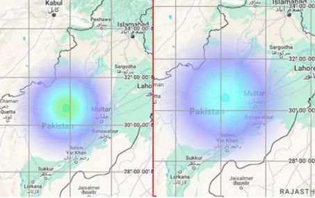 பாகிஸ்தானில் அடுத்தடுத்து இரண்டு முறை நிலநடுக்கம் - மக்கள் பீதி