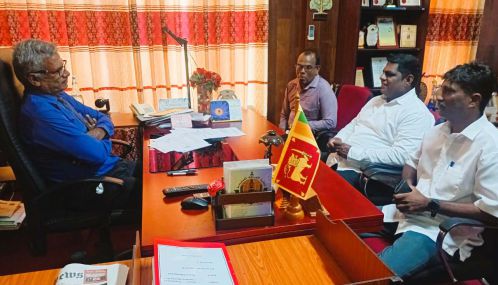 மன்னார் நகர முதல்வர்-அரசாங்க அதிபருக்கிடையில் விசேட சந்திப்பு.