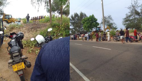 கருணாவின் கட்டளைப்படி இனியபாரதியால் கடத்திக் கொல்லப்பட்டு  பின்னர்  புதைக்கப்பட்டதாக சந்தேகிக்கப்படும்  தம்பிலுவில் மயானத்தில் தோண்டும் நடவடிக்கை