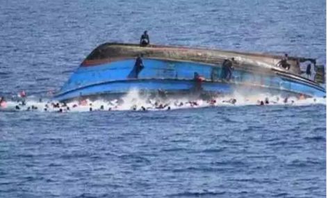 அகதிகள் சென்ற படகு கடலில் கவிழ்ந்து 68 பேர் உயிரிழப்பு