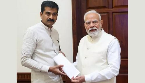 பிரதமர் மோடியுடன் துரை வைகோ சந்திப்பு