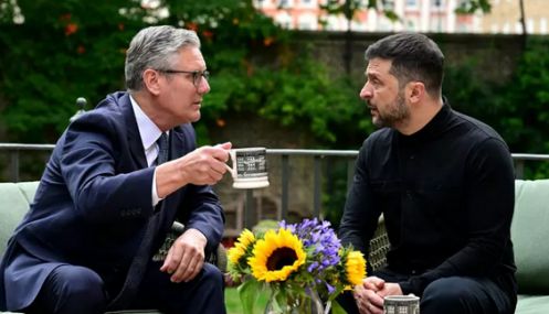 இங்கிலாந்து பிரதமருடன் உக்ரைன் அதிபர் சந்திப்பு