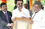 காதர் மொய்தீனுக்கு தகைசால் தமிழர் விருது வழங்கினார் முதலமைச்சர் மு.க.ஸ்டாலின்