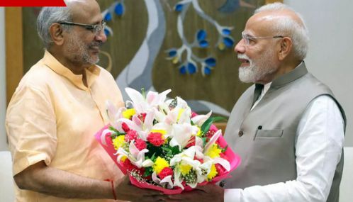 பிரதமர் மோடியுடன் சி.பி. ராதாகிருஷ்ணன் சந்திப்பு.