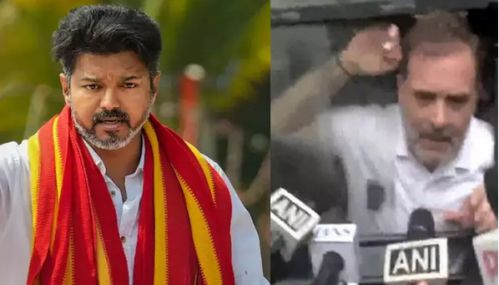 ராகுல் காந்தி கைது - த.வெ.க. தலைவர் விஜய் கண்டனம்
