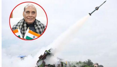 வான் பாதுகாப்பு கவச சோதனை வெற்றி - விஞ்ஞானிகளுக்கு ராஜ்நாத் சிங் பாராட்டு