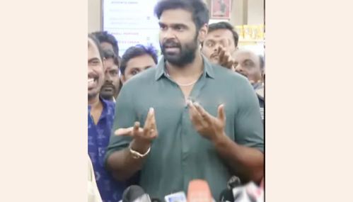 விஜயகாந்த் குறித்த விஜய் பேச்சுக்கு சண்முக பாண்டியனின் பதில்