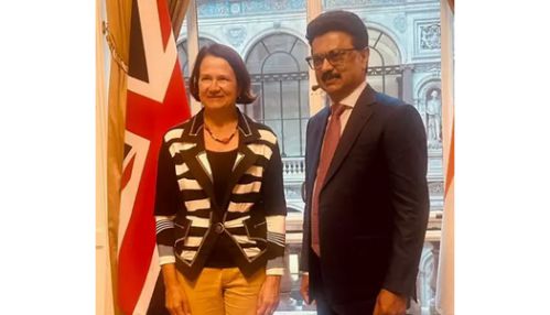 இங்கிலாந்து அமைச்சருடன் முதல் - அமைச்சர் மு.க.ஸ்டாலின் சந்திப்பு