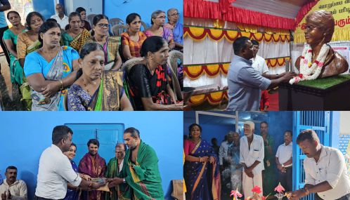 தமிழ்நாடு திருச்சியிலிருந்து வெளிவரும் `இனிய நந்தவனம்` டென்மார்க் சிறப்பிதழ்  வெளியீட்டு விழா   மூளாய் மறுமலர்ச்சி மையத்தில் நடைபெற்றது.