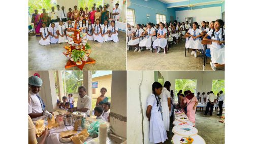 அளவெட்டி அருணோதயாக் கல்லூரியில் சிறப்பாக இடம் பெற்ற மனைப் பொருளியல் கண்காட்சி