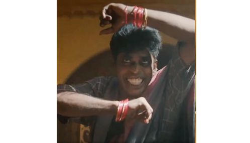 `கிஷ்கிந்தாபுரி' படம்: வில்லன் காட்சியில் மிரட்டும் சாண்டி மாஸ்டர்