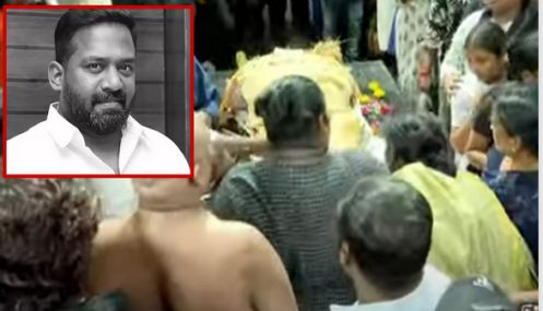 சென்னை வளசரவாக்கம் மின் மயானத்தில் ரோபோ சங்கர் உடல் தகனம்