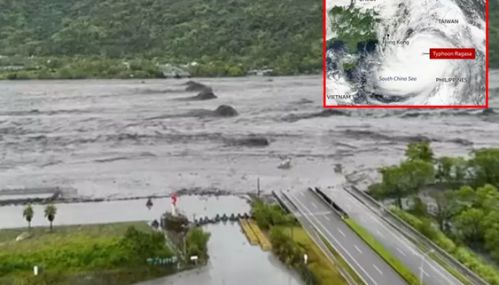 தைவானை புரட்டி போட்ட ரகசா புயல் - 14 பேர் பலி