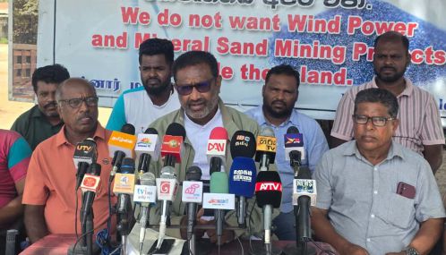 மன்னாரில் காற்றாலை திட்டங்களை தொடர்வது ஜனாதிபதியின் முடிவென்றால் எமது மண்ணை மீட்க போராடுவது எமது உரிமை