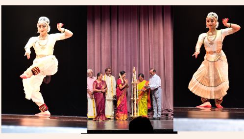 அற்புத நர்த்தனாலயம்- பரதக்கலை பயிற்சி நிறுவன மாணவி சஞ்சனா பரதன் அவர்களின் பரதநாட்டிய அரங்கேற்றம் சிறப்புற நடைபெற்றது