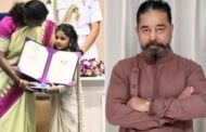 தேசிய விருது வென்ற 4 வயது பெண் குழந்தைக்கு கமல்ஹாசன் வாழ்த்து
