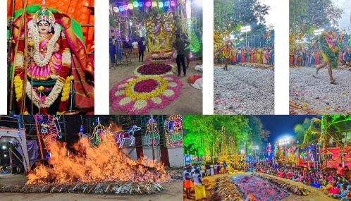 தமிழ்நாடு அய்யாபுரம் தேவி ஸ்ரீ மாரியம்மன் திருக்கோவில் 32வது பூக்குழி திருவிழா