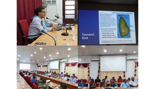 யாழ்ப்பாண மாவட்ட செயலகத்தில் அனர்த்த விழிப்புணர்வு தொடர்பான முன்னாயத்த நிகழ்வு!