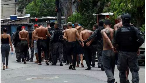 பிரேசில்: போதை பொருள் கும்பலுக்கு எதிரான நடவடிக்கையில் 64 பேர் உயிரிழப்பு