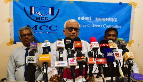 மன்னாரில் குறித்த 14 காற்றாலை களையும் அமைப்பதே அரசாங்கத்தின் முடிவாக உள்ளது
