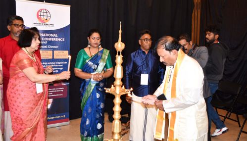 3 day International Research Conference, hosted by Federation of Global Tamils, in Canada was very successfull.