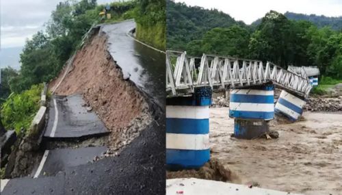 டார்ஜிலிங்கில் கனமழையால் நிலச்சரிவு - 14 பேர் உயிரிழப்பு