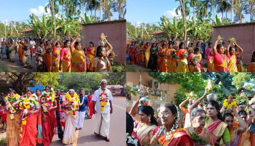 உரும்பராய் கிழக்கு  சிவ பூதநாதேஸ்வரருக்கு  அடியவர்கள் பால்குடப் பவனி!