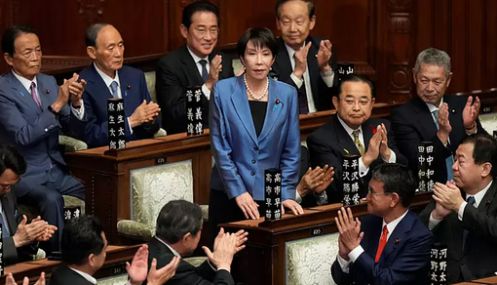 ஜப்பான் நாட்டின் முதல் பெண் பிரதமராகும் டகாய்ச்சி