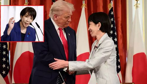 ஜப்பான் முதல் பெண் பிரதமரை புகழ்ந்த டிரம்ப்