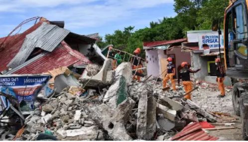 பிலிப்பைன்ஸ் நிலநடுக்கம் -  69 பேர் உயிரிழப்பு