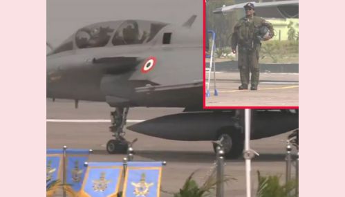 ரபேல் போர் விமானத்தில் அதிபர் திரவுபதி முர்மு பயணம்