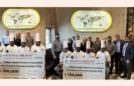 Mississauga Trillium Hospital receives a largest donation of 100,000 dollars from Saravanaa Bavan Vegetarian Restaurants Group