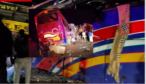 உகாண்டாவில் வாகனங்கள் நேருக்கு நேர் மோதி கோர விபத்து - 46 பேர் உயிரிழப்பு