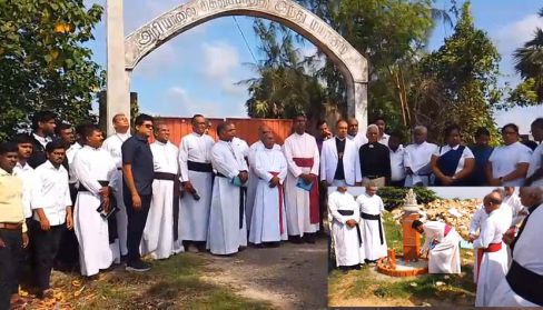 செம்மணி புதைகுழிகளுக்கு நீதி வேண்டி யாழ்ப்பாணம் கிறிஸ்தவ ஒன்றியத்தினர் போராட்டம்!