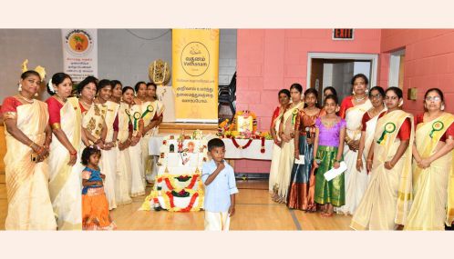 ரொறன்ரோவில் 'கிராமத்து வதனம்' பெண்கள் அமைப்பின் ஏற்பாட்டில் நடைபெற்ற  நவராத்திரி விழா