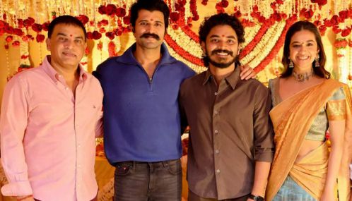 விஜய் தேவரகொண்டா - கீர்த்தி சுரேஷ் நடிக்கும் புதிய படத்தின் பூஜை