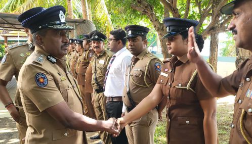 மட்டக்களப்பு மாவட்டத்தின் புதிய பொலிஸ் மா அதிபர் டபிள்யூ.யு.டி கினிகே கடமையை பொறுப்பேற்றார்