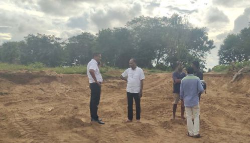 கண்டாவளை பிரதேசத்தில் இடம்பெறும் சட்டவிரோத மணல் அகழ்வை கட்டுப்படுத்த அவசிமான கலந்துரையாடல்