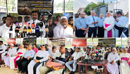 மன்னாரில் காற்றாலை மின் திட்டத்திற்கு எதிரான போராட்டம் 105 ஆவது நாளான  15ம் திகதி மாலை நிறைவுக்கு வந்தது.