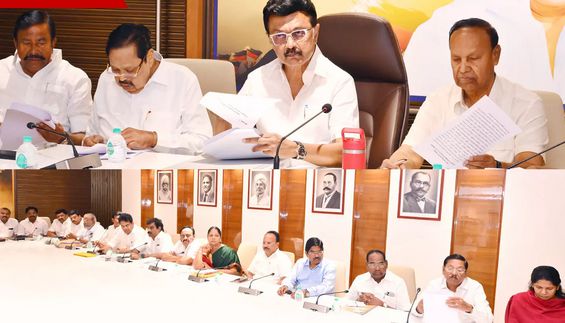 மாநில உரிமைகளை மதிக்காமல் தமிழகத்தை வஞ்சிக்கும் மத்திய அரசுக்கு கண்டனம் - தி.மு.க. எம்.பி.க்கள் கூட்டத்தில் தீர்மானம்