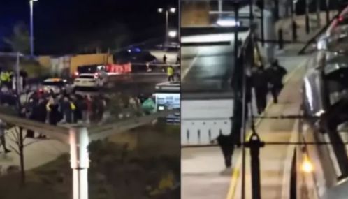 இங்கிலாந்தில் ஓடும் ரெயிலில் கத்திக்குத்து - 10 பேர் படுகாயம்