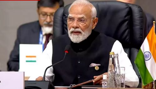 உணவு பாதுகாப்பு அச்சுறுத்தலை தடுக்க வேண்டும்- ஜி20 மாநாட்டில் பிரதமர் மோடி பேச்சு