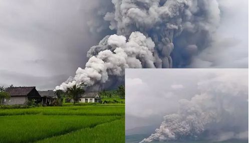 இந்தோனேசியாவில் எரிமலை வெடிப்பு
