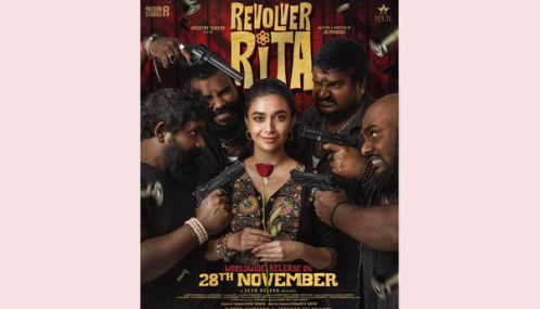 கீர்த்தி சுரேஷ் நடித்துள்ள ரிவால்வர் ரீட்டா 28-ந்தேதி  வெளியீடு