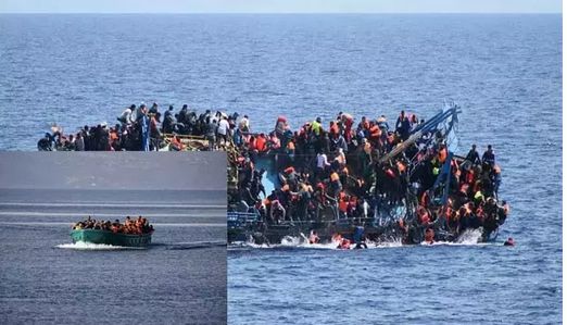 அகதிகள் படகு கடலில் கவிழ்ந்து விபத்து - 4 பேர் மரணம்