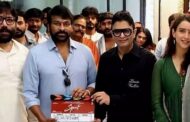 பிரபாஸ்  நடித்த 'ஸ்பிரிட்' பட பூஜையில் பங்கேற்ற சிரஞ்சீவி