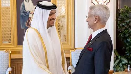 கத்தார் பிரதமருடன் வெளியுறவுத்துறை அமைச்சர் ஜெய்சங்கர் சந்திப்பு